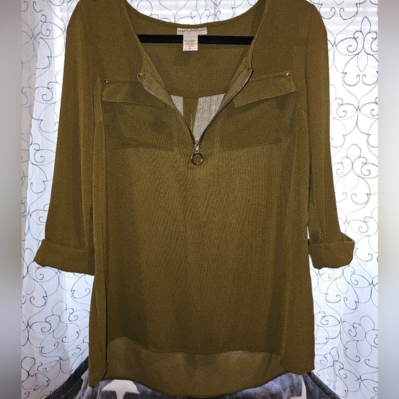 🛒💰Rebecca Malone zipper tunic - Picture 10 of 12